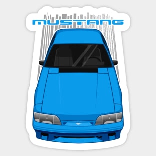 Custom Mustang Fox - Grabber Blue Sticker